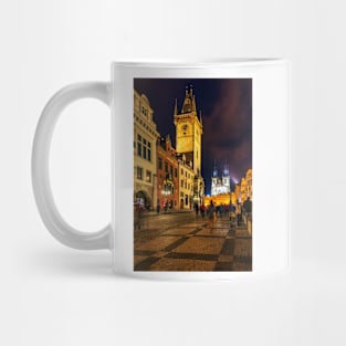 Prague at night Mug